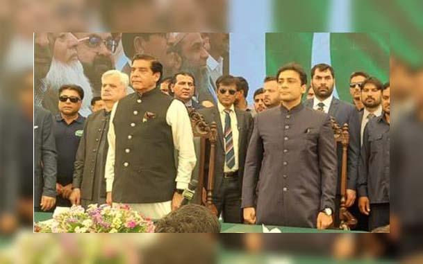 Finally, Hamza Shehbaz takes oath as Punjab Chief Minister 