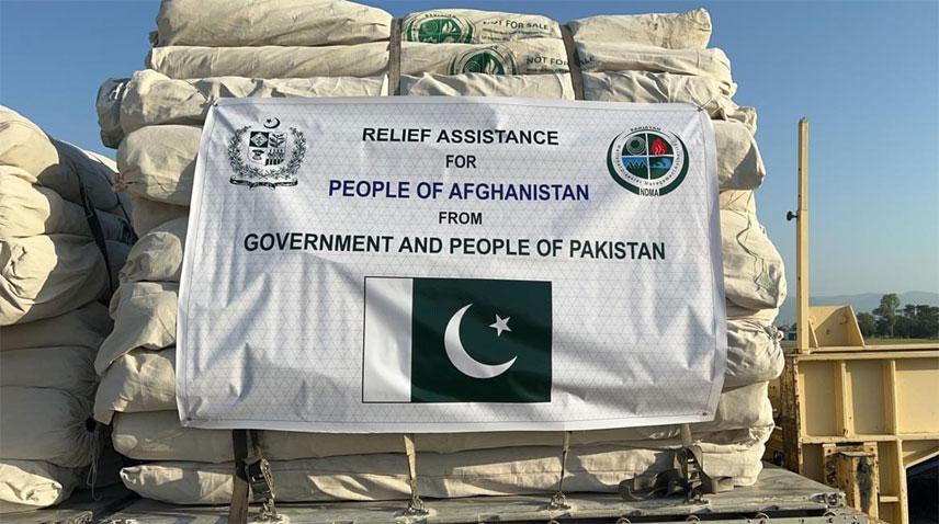 Pakistan dispatches second relief consignment to flood affected Afghanistan