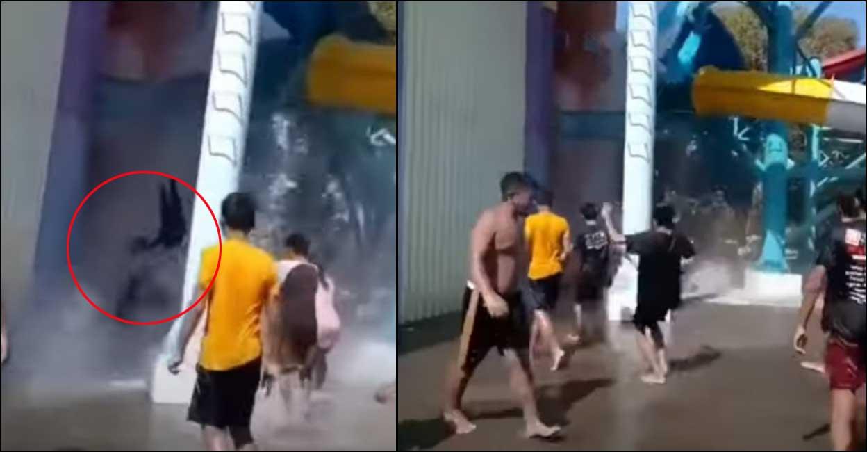 Water Park slide collapses, throws children 30 feet down