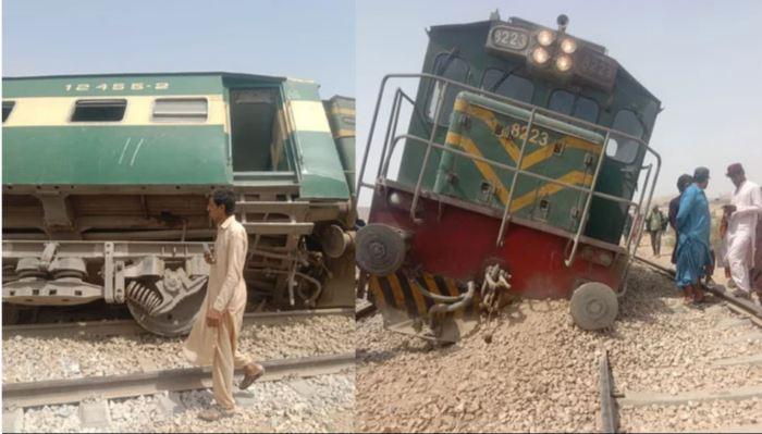 حیدرآباد کے قریب رحمان بابا ایکسپریس کو حادثہ