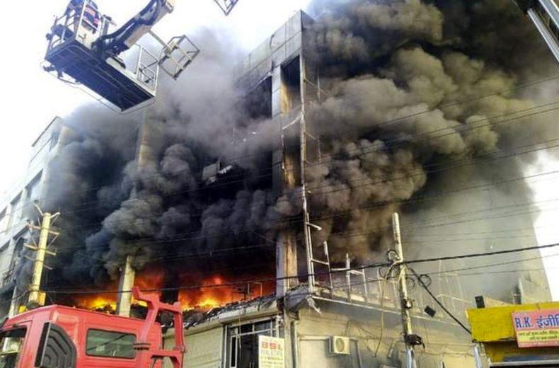 Multi-storey office building catches fire in Delhi, leaving 26 dead, 12 injured