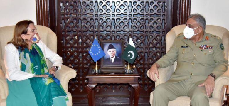 EU envoy meets COAS Bajwa, lauds Pakistan's role in Afghan evacuations, regional stability