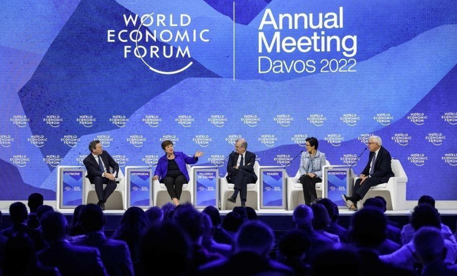 Economic outlook has 'darkened', business and government leaders warn in Davos