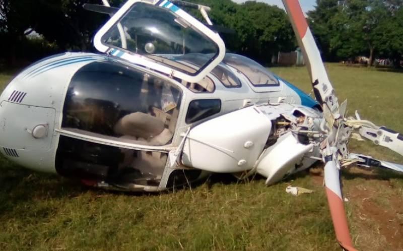 Training helicopter crashes in Mianwali