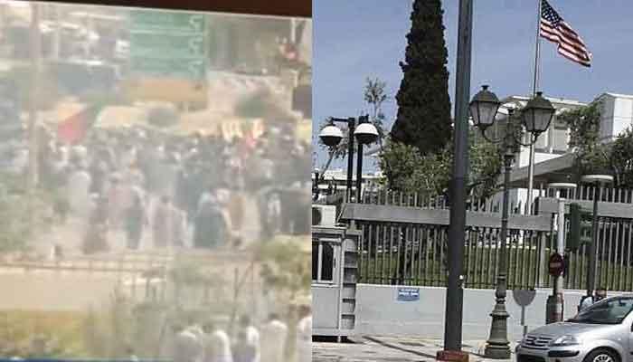 تحریک انصاف کے کارکنان ریڈ زون میں داخل 