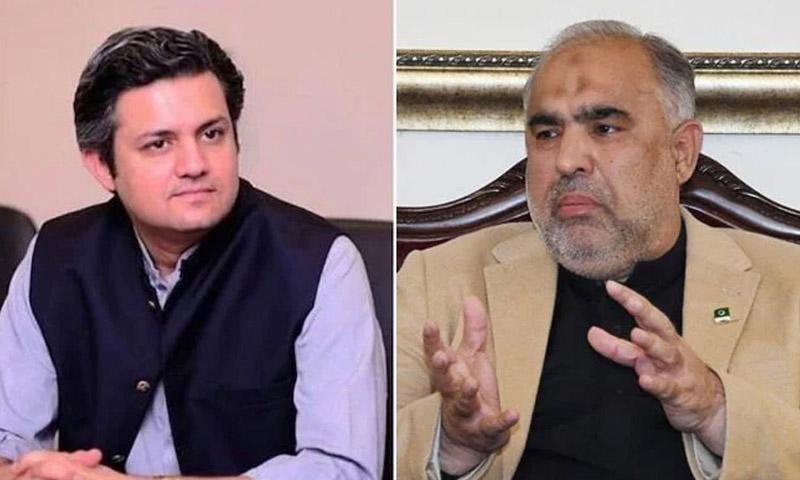 حماد اظہر اور اسد قیصر کو گرفتار کرنے سے روک دیا گیا