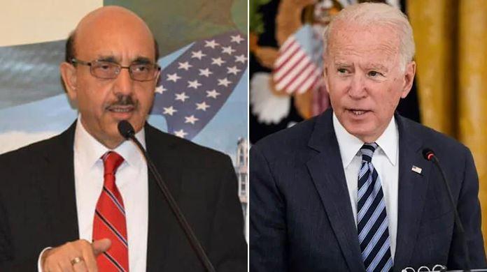 Pakistan’s Ambassador visits White House to ‘meet, greet’ President Biden