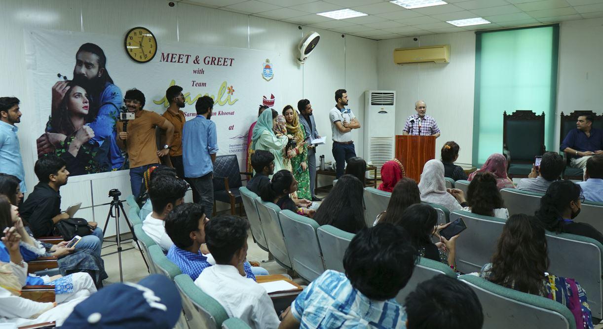 'Kamli' film team interacts with PU teachers and students, discusses pros and cons