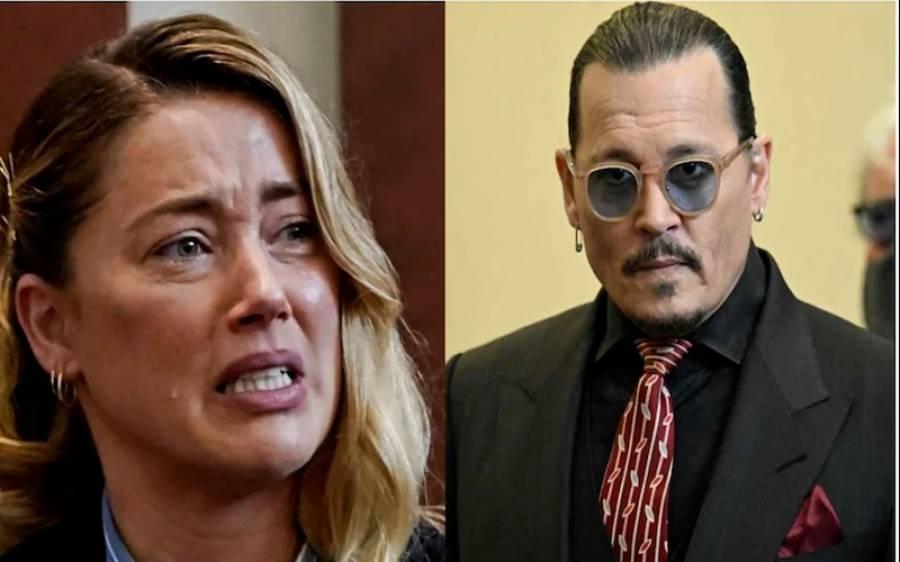 جونی ڈیپ "اصل"امبر ہرڈ نے "مگر مچھ کے آنسو" بہائے، ہرجانہ کیس سننے والی جیوری کے رکن کا دعویٰ