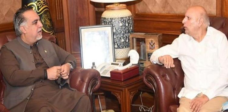 گورنرسندھ عمران اسماعیل سے گورنرپنجاب چودھری محمد سرور کی ملاقات