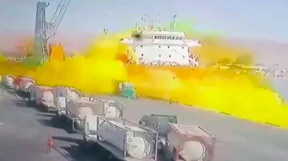 اردن: گیس ٹینک گر کر پھٹ گیا، زہریلی گیس کے اخراج سے 10 ہلاک