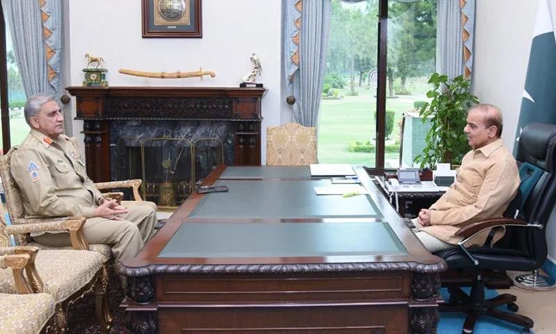 وزیر اعظم شہباز شریف کی آرمی چیف سے ون آن ون ملاقات