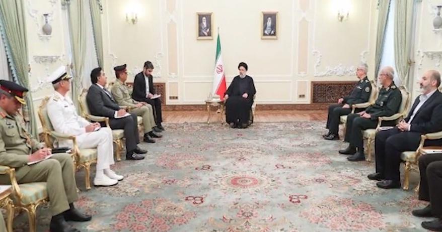 CJCSC, Iranian President discuss matters of strategic interest, regional security