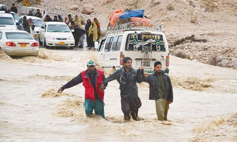 بلوچستان میں بارشوں سےاموات کی تعداد45 ہو گئی