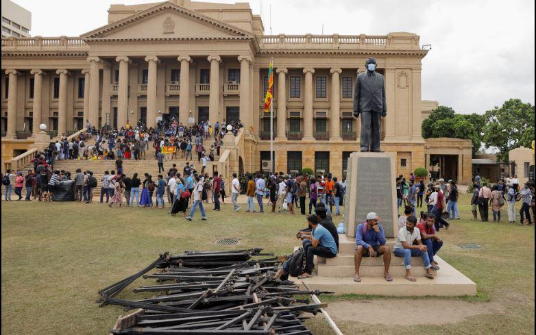 Sri Lankan president resigns after fleeing to Singapore