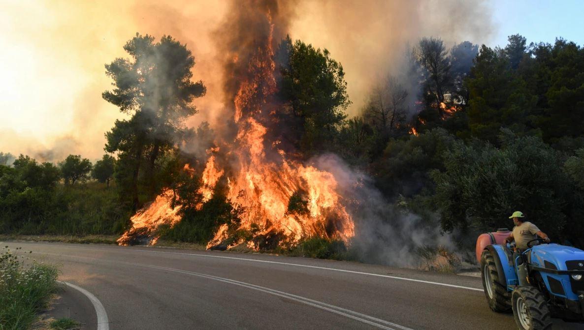 Greece battles fierce wildfires amid Europe heatwave