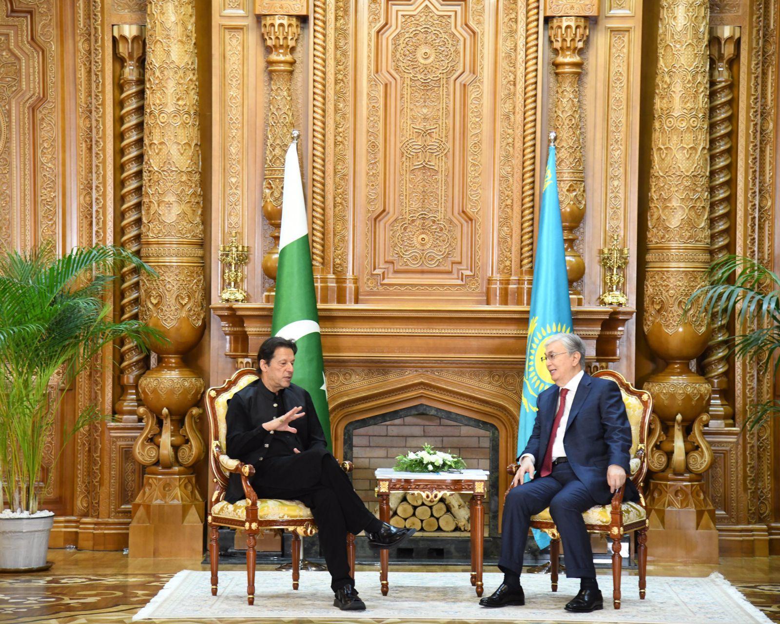 PM Imran meets Kazakh President