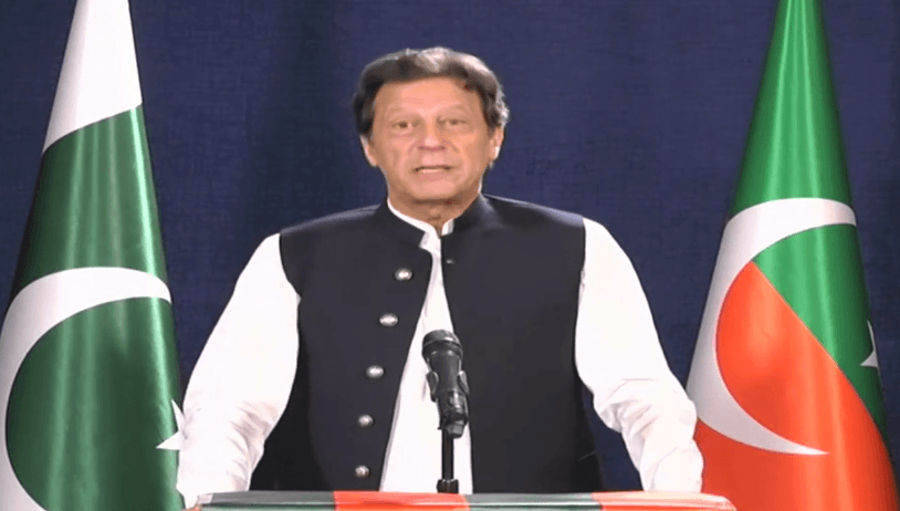 ملک کو بحرانوں سے نکالنے کا ایک ہی راستہ ہے شفاف انتخابات: عمران خان 