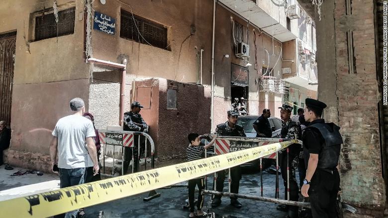 Egyptian church fire kills 41, including many children 