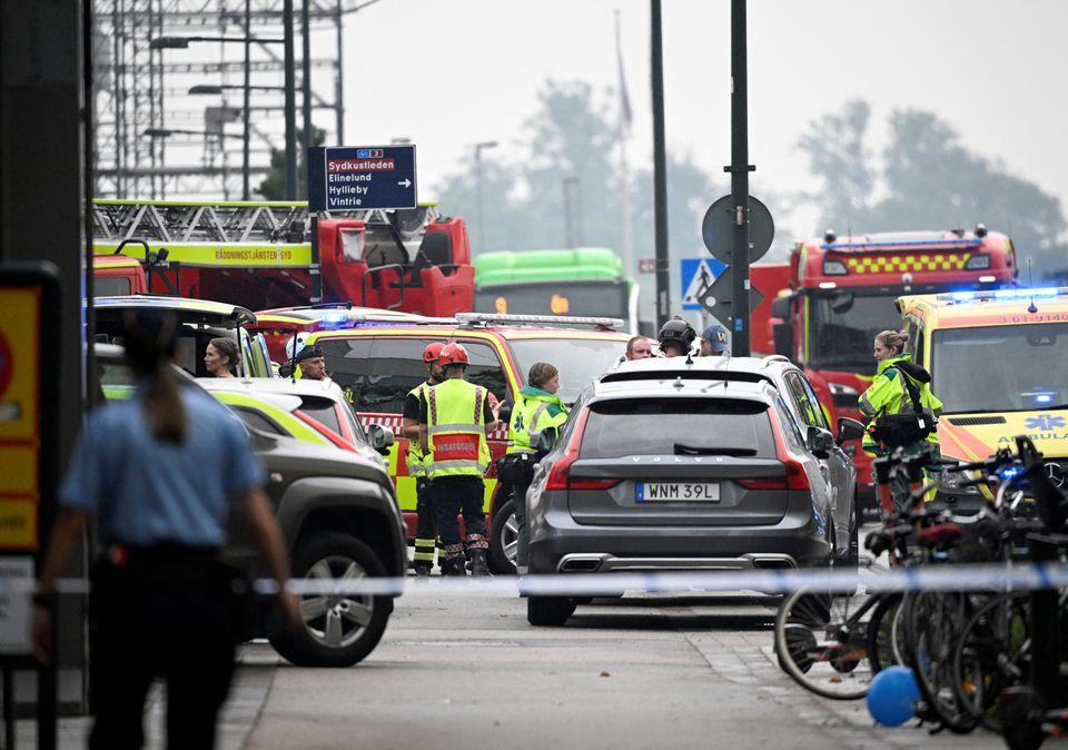 Swedish police arrest teenage boy for shopping centre shooting