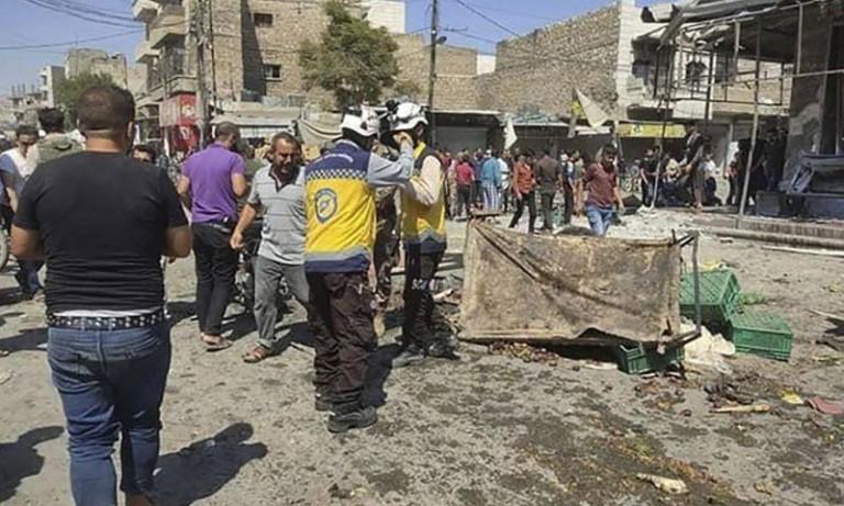 Market blast in north Syria kills 19 people, injures dozens