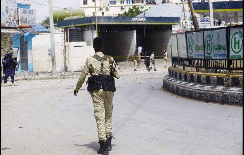 At least 12 killed in Somalia hotel siege, authorities seize hostages