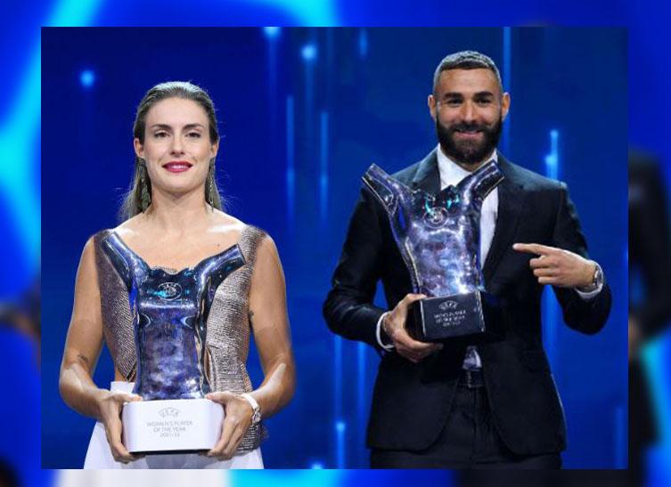 Benzema and Putellas win UEFA player of the year prizes