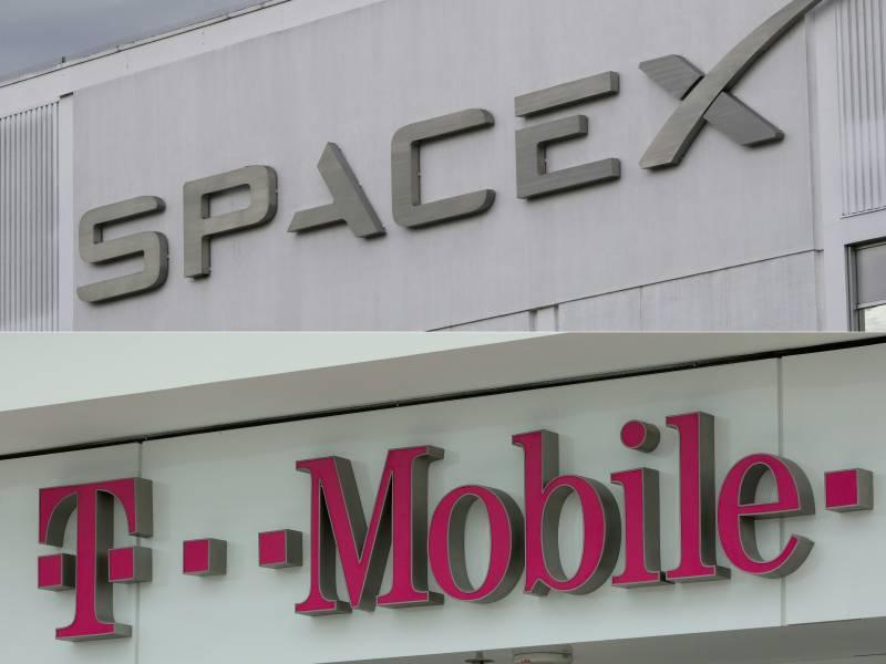 SpaceX and T-Mobile unveil satellite plan to end cellphone 'dead zones'