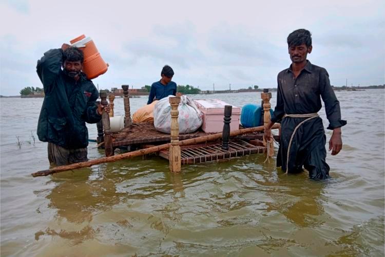 Thousands ordered to evacuate near flood-inundated rivers in Pakistan