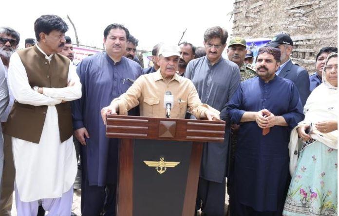 PM Shehbaz says Rs38 bln allocated for flood-stricken people, distribution commenced in Sindh