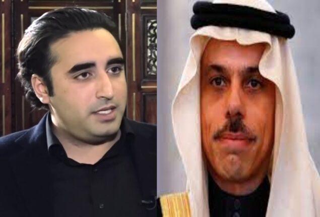 FM Bilawal phones Saudi counterpart to discuss flood situation