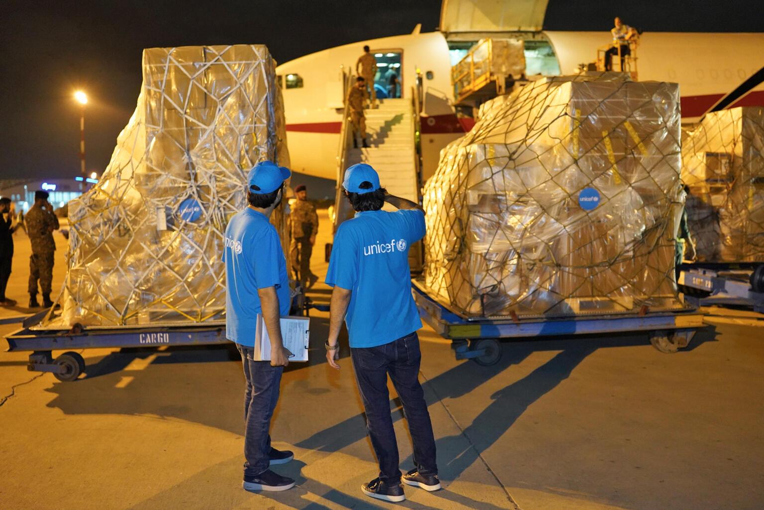 UNICEF delivers aid for flood-hit children