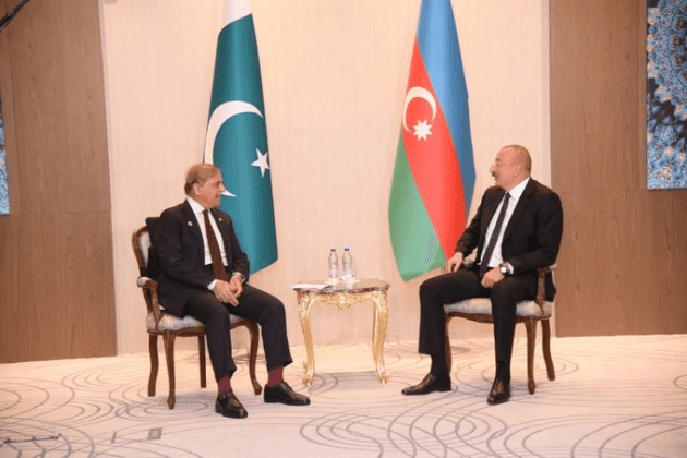 وزیرِ اعظم سے آذربائیجان کے صدر کی ملاقات ، دو طرفہ تجارت کے فروغ پر تبادلہ خیال