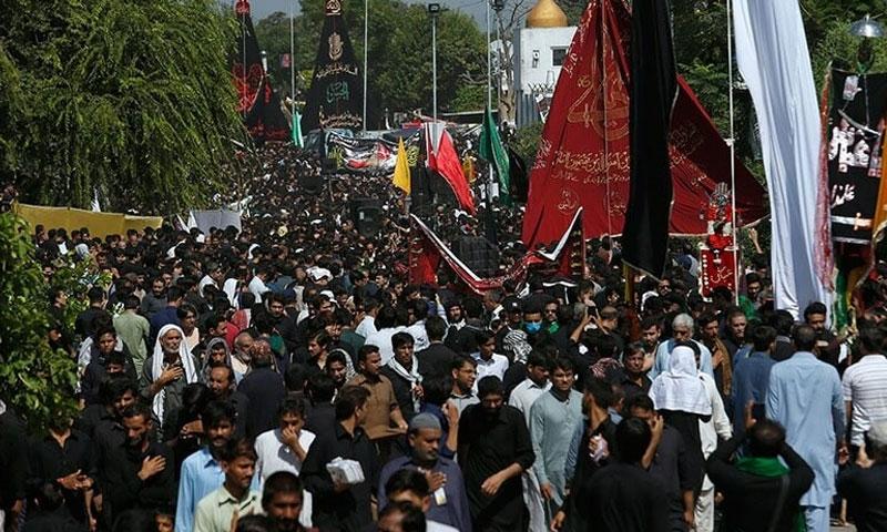 حضرت امام حسینؓ کے چہلم کے موقع پر ملک بھر جلوس اور مجالس