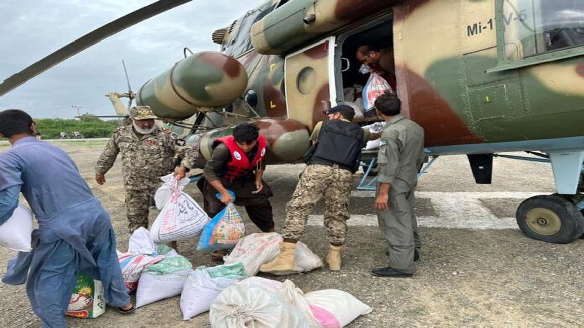 Relief operations underway in flood-affected districts of Sindh