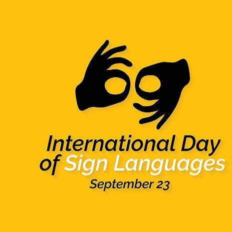 Int'l Day of Sign Languages being observed today