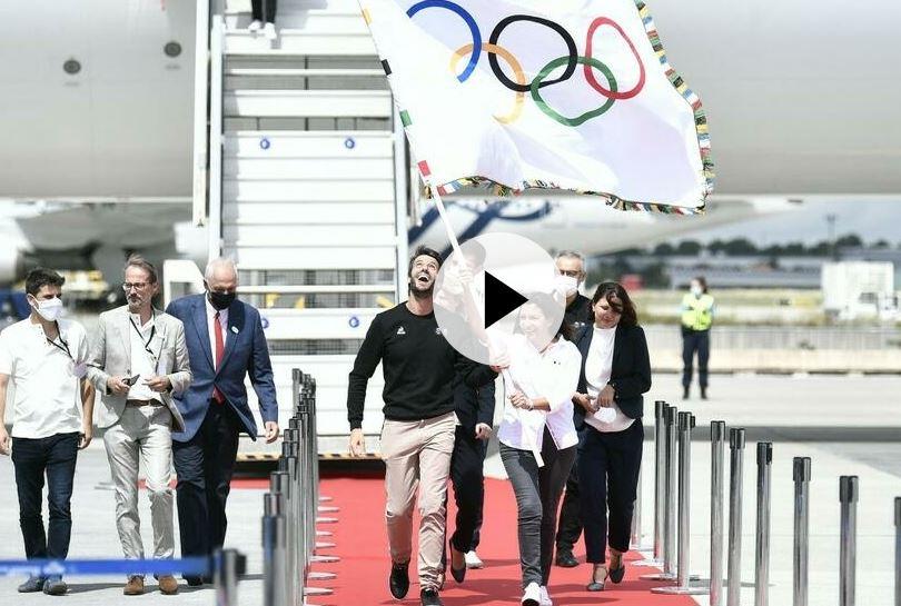 Olympic flag reaches Paris from Japan ahead of 2024 Games