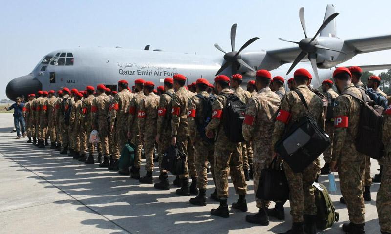 فیفا ورلڈ کپ 2022 : پاک  فوج کا دستہ سیکیورٹی سنبھالنے کیلئے قطر روانہ