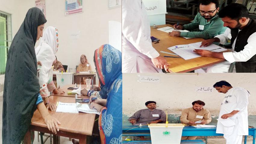 Polling for by-elections in three constituencies of Punjab Assembly concluded