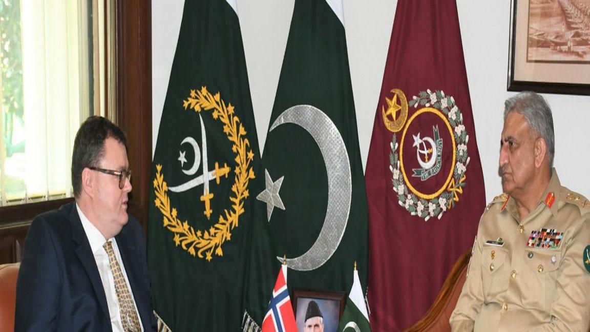 Norwegian Ambassador calls on COAS in Rawalpindi