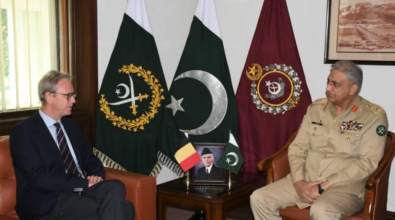 Belgian Ambassador calls on COAS Bajwa