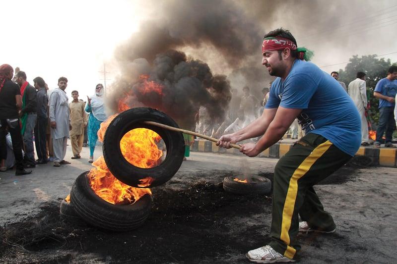 Imran Khan disqualification: PTI workers stage protests against ECP’s verdict 