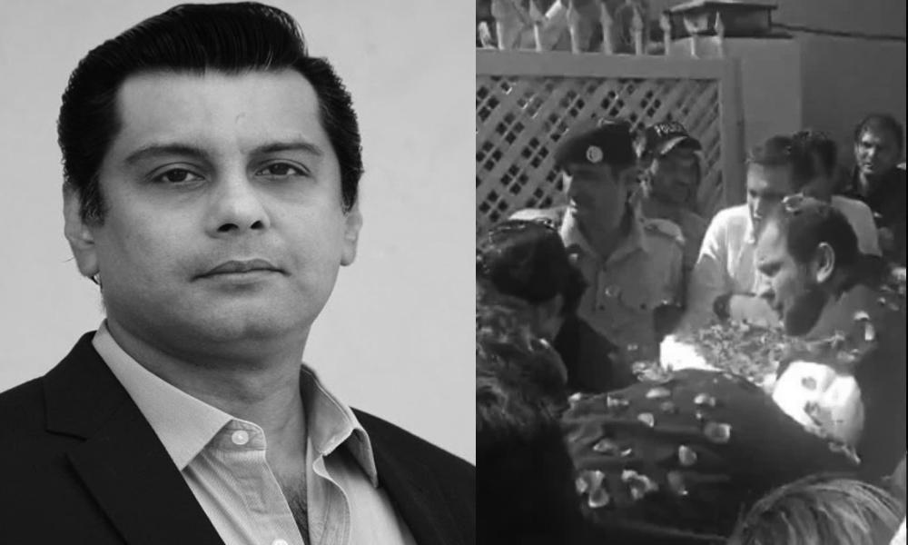 ارشد شریف کی میت کو فیصل مسجد پہنچا دیا گیا
