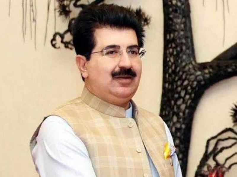 چیئرمین سینیٹ صادق سنجرانی کی گاڑی کو حادثہ