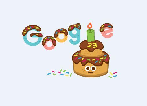 Google turns 23, celebrates birthday with unique doodle