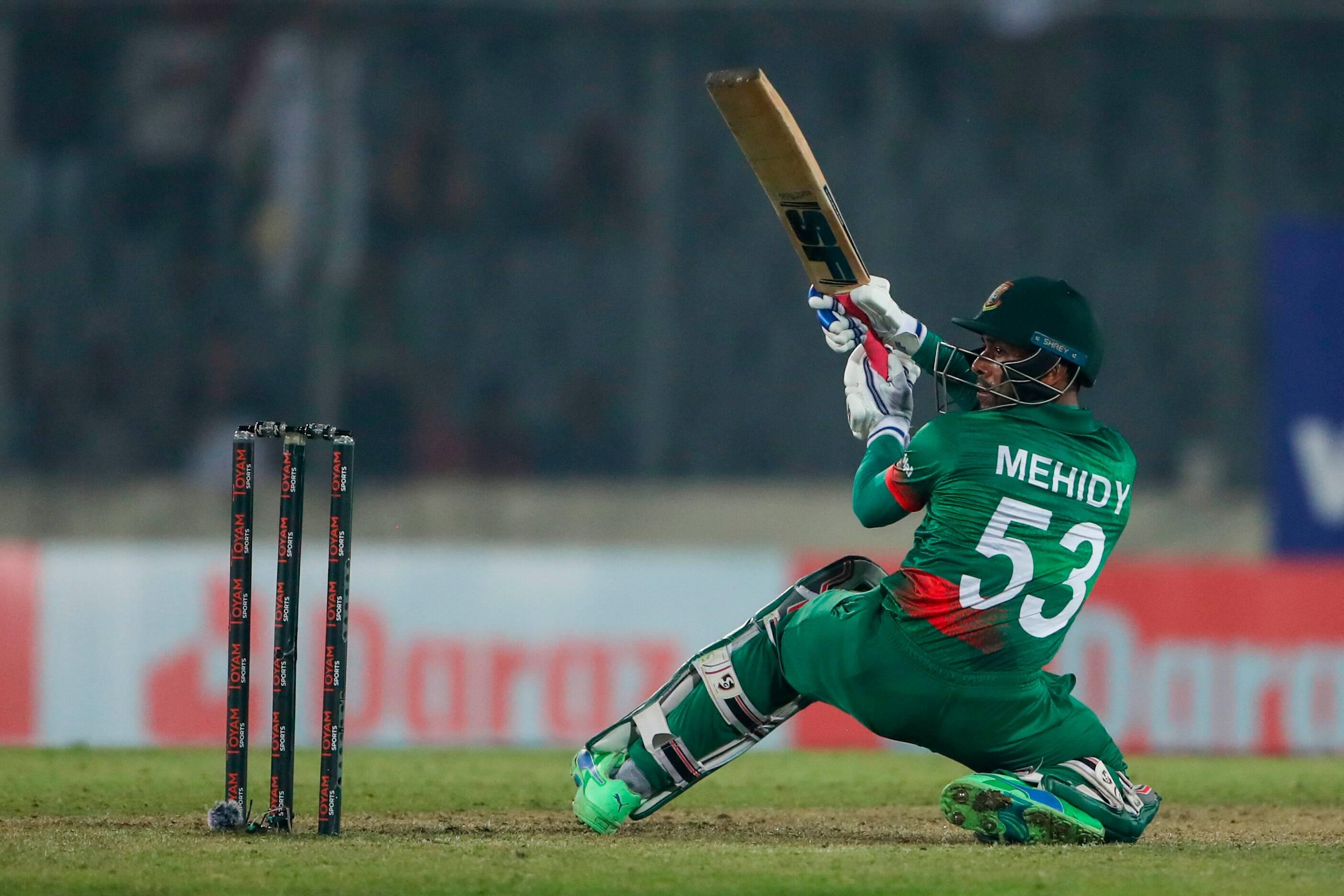 1st ODI, Mehidy Hasan Miraz helps Bangladesh stun India by 1 wicket