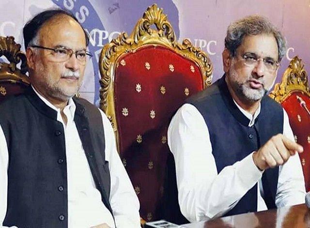 PTI govt 'embarrassing itself' in connection with Shahbaz Sharif NCA probe: Shahid Khaqan Abbasi