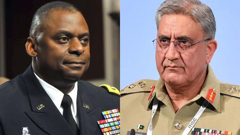 US Defence Secretary, General Bajwa discuss bilateral defence, regional peace