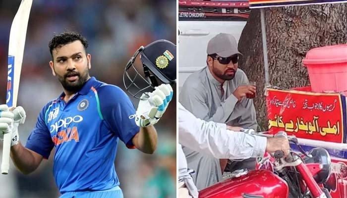پاکستان میں بھارتی کرکٹر روہت شرما کے ہم شکل کی تصویر وائرل
