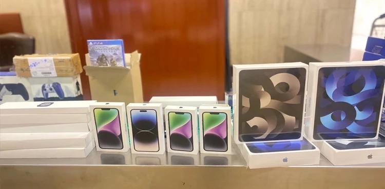 Customs seizes smuggled electronic items worth Rs4.6m